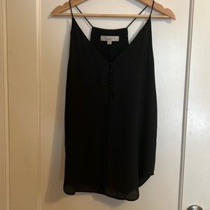 LOFT Covered Button Strappy Cami